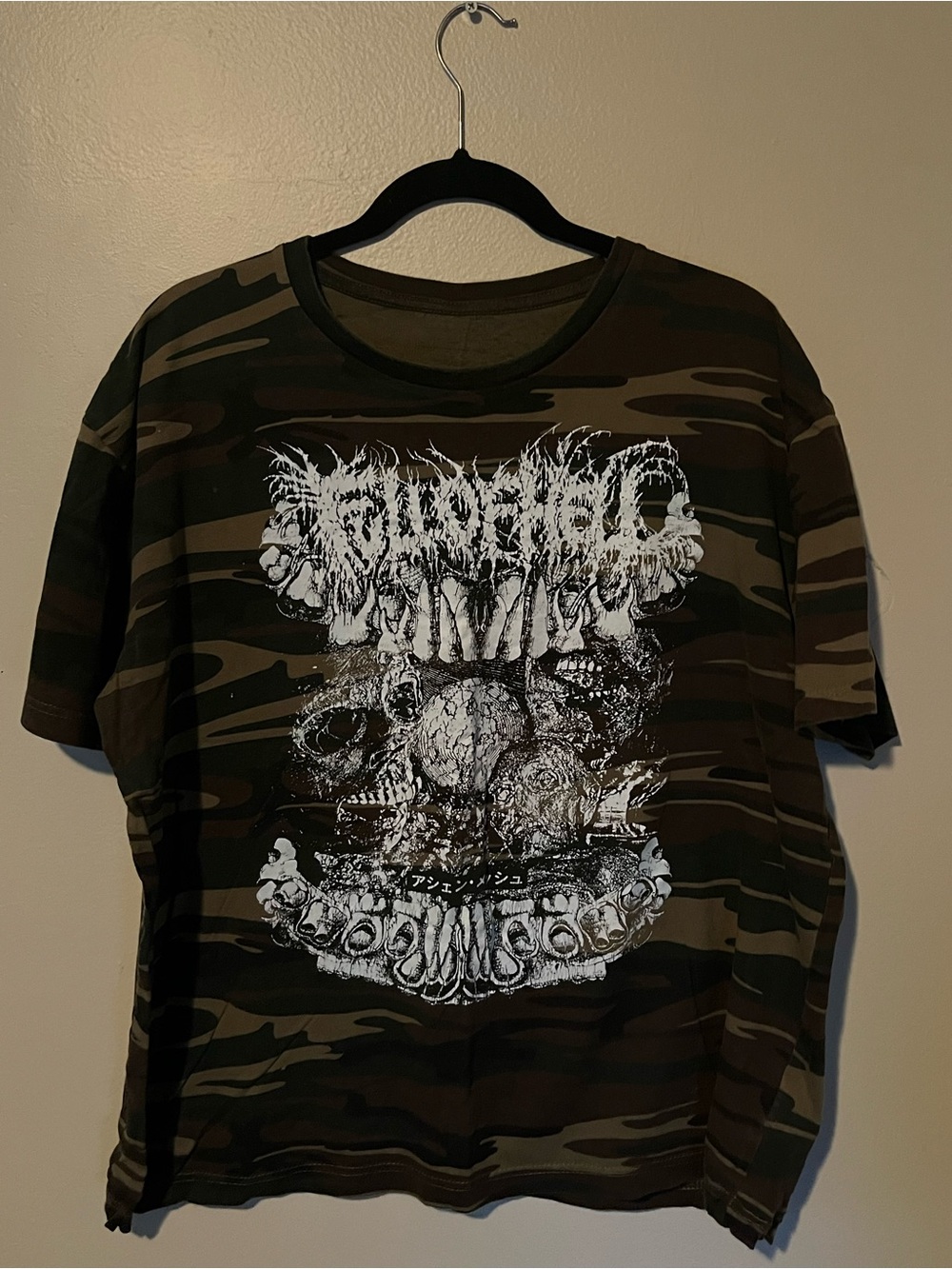 Full of hell graphic tee xl